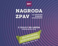 Sławomir Łosowski z nagrodą specjalną ZPAV z okazji 50-lecia działalności